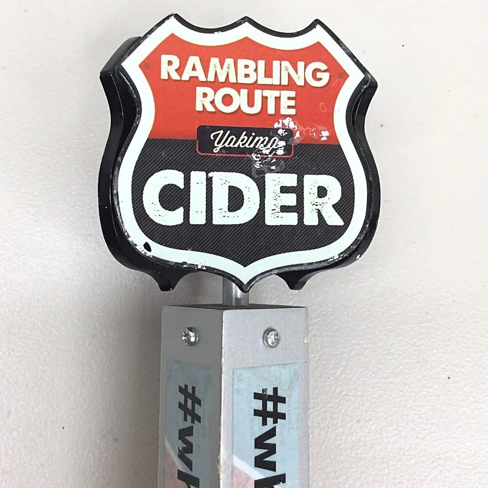 Rambling Route Cider Tap‎ Handle Pull Yakima Washington Craft Hard Breweriana